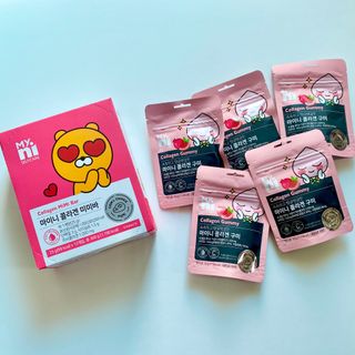 일동제약 마이니 마이니 늘씬날씬 콜라겐 세트 — 5점을 준 리뷰어가 2021년 3월 올린 사용 사진