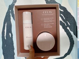 프리마인 바르기만 하면 철벽 스킨케어+24시간 마스크팩 효과. 셀라브 리제너레이팅 시스템 부스터+크림 세트 — 5점을 준 리뷰어가 2023년 6월 올린 사용 사진