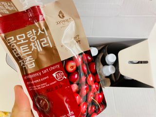 자연에온 몽모랑시 타트체리 착즙 100mL 10개입 2BOX — 5점을 준 리뷰어가 2021년 1월 올린 사용 사진