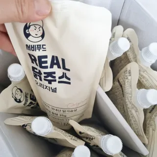 서비푸드 리얼 닭주스 오리지널 200g 1세트 10개입 — 5점을 준 리뷰어가 2022년 2월 올린 사용 사진