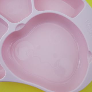유비맘 캐릭터 실리콘 흡착 식판_색상 랜덤발송 — 5점을 준 리뷰어가 2021년 3월 올린 사용 사진
