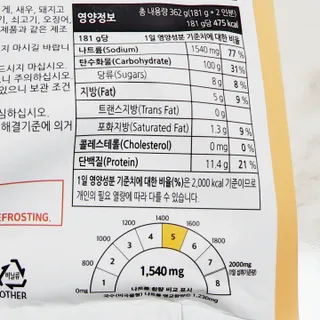 [한면원] 비빔국수 2인분 — 2점을 준 리뷰어가 2022년 7월 올린 사용 사진