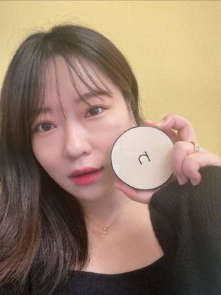 하멜 비건 아쿠아 글로우 제로핏 쿠션 — 5점을 준 리뷰어가 2022년 9월 올린 사용 사진