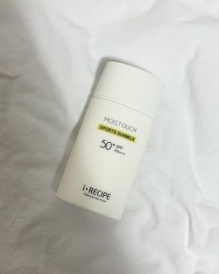 아이레시피 모이스트터치 스포츠 선밀크 50ml (SPF50+ PA+++) — 5점을 준 리뷰어가 2023년 6월 올린 사용 사진