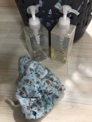 아토컴피 신생아와 반려동물도 사용가능한 고농축 세탁세제 섬유유연제 500ml 세트 (독일 피부과 임상시험 완료) — 5점을 준 리뷰어가 2022년 9월 올린 사용 사진