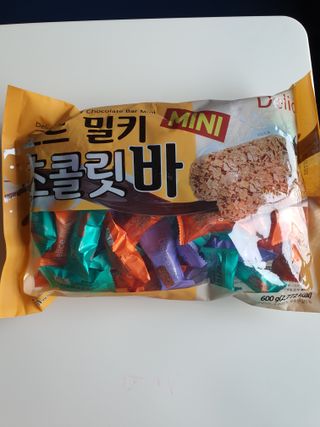 델리스 오트 밀키 초콜릿 바 — 5점을 준 리뷰어가 2022년 5월 올린 사용 사진