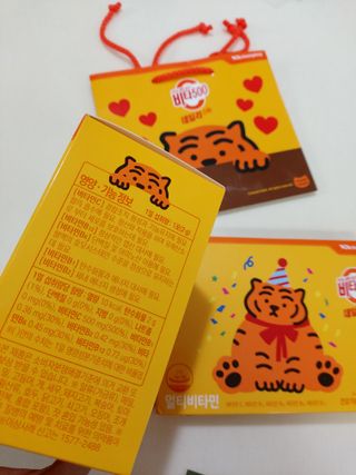 광동생활건강 [광동] 비타500데일리스틱  ★빼빼로데이★ 30포+70포+ 뚱랑이스티커+빼빼로+쇼핑백 — 5점을 준 리뷰어가 2022년 11월 올린 사용 사진