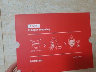 메디필 레드 락토 콜라겐 모델링 팩 — 4점을 준 리뷰어가 2021년 3월 올린 사용 사진
