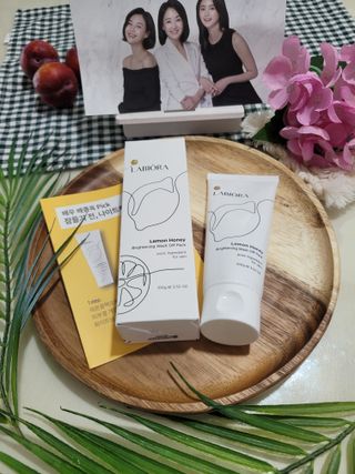 라비오라 레몬 허니 브라이트닝 워시오프 팩 100g — 5점을 준 리뷰어가 2022년 7월 올린 사용 사진