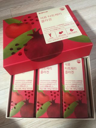 서울약사신협_석류 타트체리 콜라겐_10g x 30포 — 5점을 준 리뷰어가 2021년 7월 올린 사용 사진