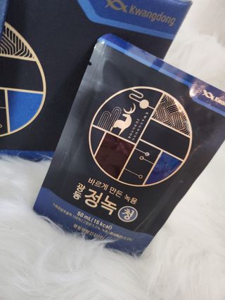 광동생활건강 [광동] 바르게 만든 녹용, 광동정녹청 30포. — 5점을 준 리뷰어가 2023년 2월 올린 사용 사진