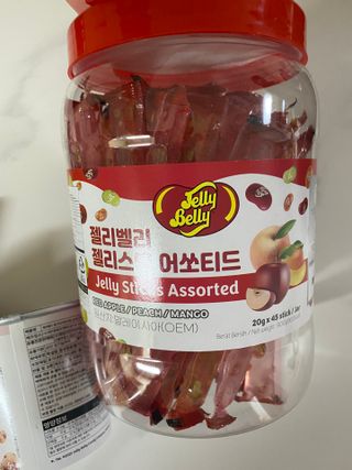 젤리벨리 젤리스틱 어쏘티드 900g — 5점을 준 리뷰어가 2022년 8월 올린 사용 사진