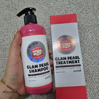 썸헤어 / SUMHAIR 글램 펄 샴푸 & 트리트먼트 -출시전 모집 — 5점을 준 리뷰어가 2021년 6월 올린 사용 사진