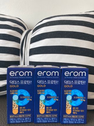이롬 erom 닥터스 프로틴 골드 — 5점을 준 리뷰어가 2021년 4월 올린 사용 사진