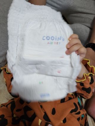 쿠잉 에어드라이  풀커버 팬티기저귀 (L/XL/XXL/XXXL) 1팩 — 5점을 준 리뷰어가 2022년 12월 올린 사용 사진