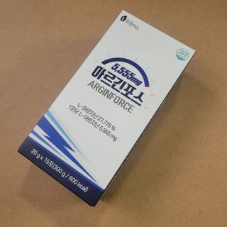 자연에온 아르긴포스 L-아르기닌 5555mg 스틱 15개입 1박스 — 5점을 준 리뷰어가 2021년 4월 올린 사용 사진
