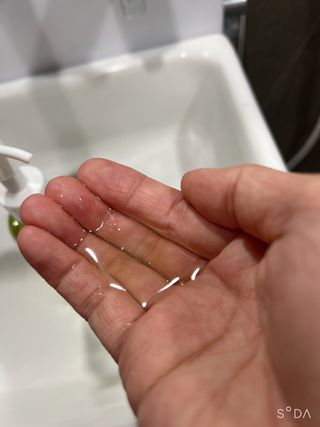 스킨큐어 산다화 순한 클렌징 동백 오일 200ml — 4.5점을 준 리뷰어가 2023년 3월 올린 사용 사진