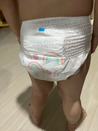 쿠잉 윙윙 풀커버 팬티기저귀 (L/XL/XXL) 1팩 — 5점을 준 리뷰어가 2023년 1월 올린 사용 사진