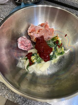 프레시지 *구매평/[쵸이닷직원食당]이태원식부대찌개_455G — 5점을 준 리뷰어가 2025년 9월 올린 사용 사진