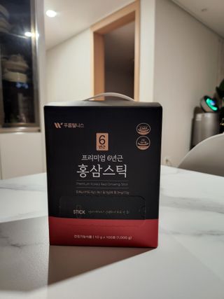 [푸름웰니스] 프리미엄 6년근 홍삼스틱 3mg x 100포 — 5점을 준 리뷰어가 2022년 4월 올린 사용 사진