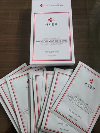 닥터마시멜로 마블러스 멀티 클리닉 마스크 — 5점을 준 리뷰어가 2021년 2월 올린 사용 사진