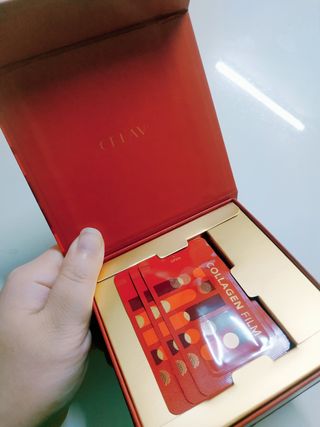 프리마인 귀족의 콜라겐, 92배 흡수율. 럭셔리 프리미엄 셀라브 콜라겐필름 30매 — 5점을 준 리뷰어가 2021년 10월 올린 사용 사진