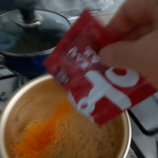 [풀무원] 자연은맛있다 정면, 백면, 홍면  세트 — 4점을 준 리뷰어가 2021년 4월 올린 사용 사진