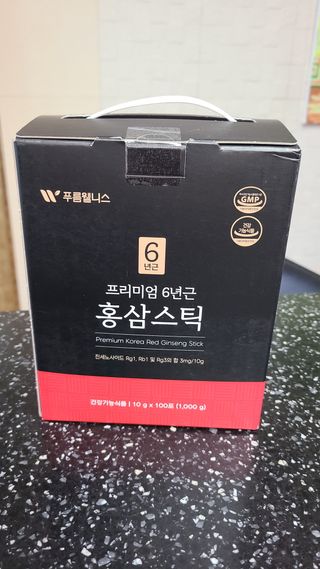 [푸름웰니스] 프리미엄 6년근 홍삼스틱 3mg x 100포 — 5점을 준 리뷰어가 2022년 3월 올린 사용 사진