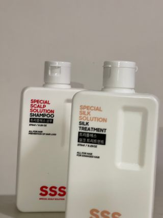 트리플에스 탈모 샴푸 275ml + 실크 트리트먼트 275ml — 3점을 준 리뷰어가 2021년 2월 올린 사용 사진