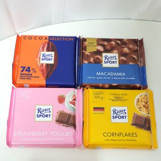 리터스포트 컬러풀 버라이어티 2종, 넛셀렉션 1종, 카카오셀렉션 1종, 초코큐브 초콜릿믹스 — 5점을 준 리뷰어가 2021년 1월 올린 사용 사진