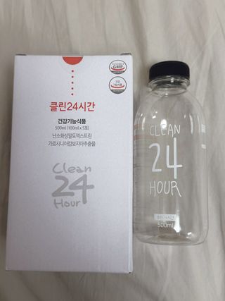 클린24시간 1BOX(5포) + 전용보틀(500ml) — 5점을 준 리뷰어가 2023년 4월 올린 사용 사진