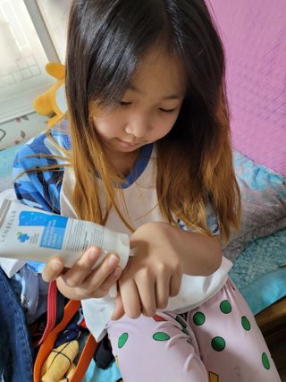 랑벨 수퍼내츄럴 아쿠아 수딩 크림 100ml — 4점을 준 리뷰어가 2022년 4월 올린 사용 사진