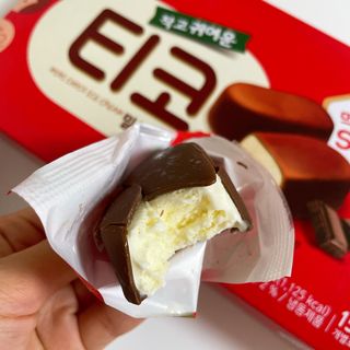 롯데제과 티코밀크초코 — 5점을 준 리뷰어가 2021년 9월 올린 사용 사진