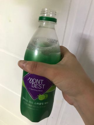 몽베스트 Montbest with Sparkling water Lime20병 — 5점을 준 리뷰어가 2021년 10월 올린 사용 사진