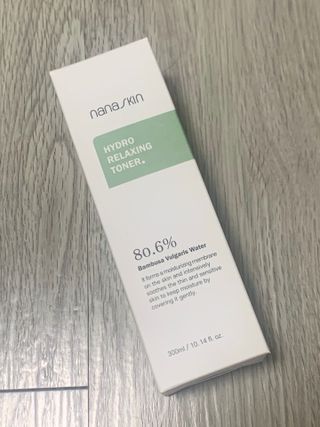 나나스킨 하이드로릴렉싱토너 — 4.5점을 준 리뷰어가 2021년 6월 올린 사용 사진