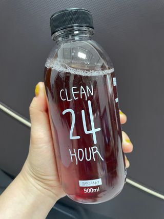 클린24시간 1BOX(5포) + 전용보틀(500ml) — 5점을 준 리뷰어가 2022년 9월 올린 사용 사진