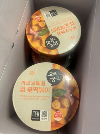 나우  [요리궁리] B타입 ( 매콤, 치즈, 매콤까르보 ) 꽃떡볶이 6개입 세트 — 5점을 준 리뷰어가 2025년 3월 올린 사용 사진
