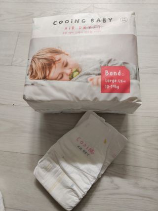 쿠잉 에어드라이  풀커버 밴드기저귀 (S/M/L) 1팩 — 5점을 준 리뷰어가 2023년 1월 올린 사용 사진