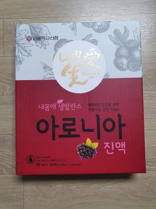 서울약사신협_내몸애생발란스아로니아_70ml x 30포 — 5점을 준 리뷰어가 2021년 7월 올린 사용 사진