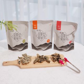 오봉산꽃부각 [만나식품] 오봉산 꽃부각 3가지 맛(오리지널, 새우맛, 매운고추맛) — 5점을 준 리뷰어가 2022년 12월 올린 사용 사진