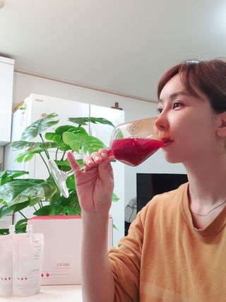 본리브 나 다운 시작 ABC주스 프리바이오틱스 — 5점을 준 리뷰어가 2021년 1월 올린 사용 사진