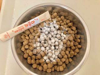 My Pet Care 모발과 모질 피부건강에 개좋아 — 3점을 준 리뷰어가 2021년 4월 올린 사용 사진