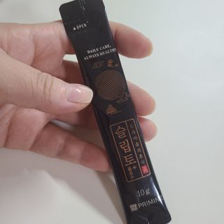 프리마인 자체 기업부설 연구소에서 찾아낸 건강한 수면의 비밀.  슬립토 플러스 30포 — 5점을 준 리뷰어가 2021년 11월 올린 사용 사진