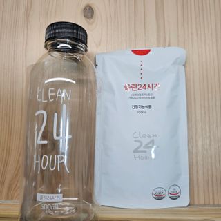 클린24시간 1BOX(5포) + 전용보틀(500ml) — 5점을 준 리뷰어가 2023년 6월 올린 사용 사진