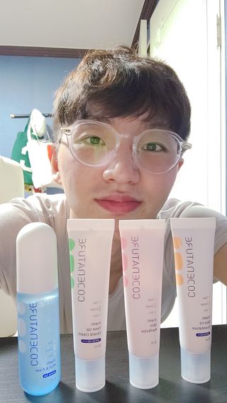 코드네이처 비아미 퍼펙트 케어 4종 — 4점을 준 리뷰어가 2021년 6월 올린 사용 사진