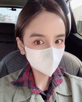 [푸름웰니스] KF94 비움 마스크 - 화이트 — 5점을 준 리뷰어가 2021년 3월 올린 사용 사진
