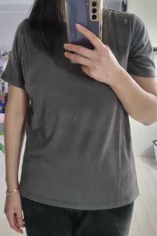 아르보노브라 아르보노 10color 데일리 반팔 노브라티 — 4점을 준 리뷰어가 2022년 5월 올린 사용 사진