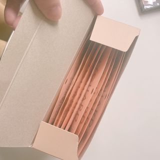 애니가드 셋업마스크 4컬러 각 10매입 [크리미베이지, 캐시미어로즈, 초콜렛브라운, 미드나잇네이비] — 5점을 준 리뷰어가 2022년 2월 올린 사용 사진