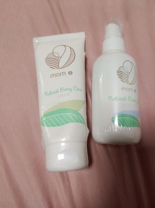 mom e 맘이 내추럴 베이비 케어 크림+바디오일 — 5점을 준 리뷰어가 2021년 1월 올린 사용 사진