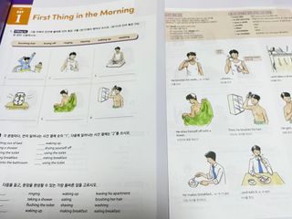 [웅진컴퍼스 EEA] 일상영어표현 낭독편+액티비티북 — 5점을 준 리뷰어가 2023년 7월 올린 사용 사진